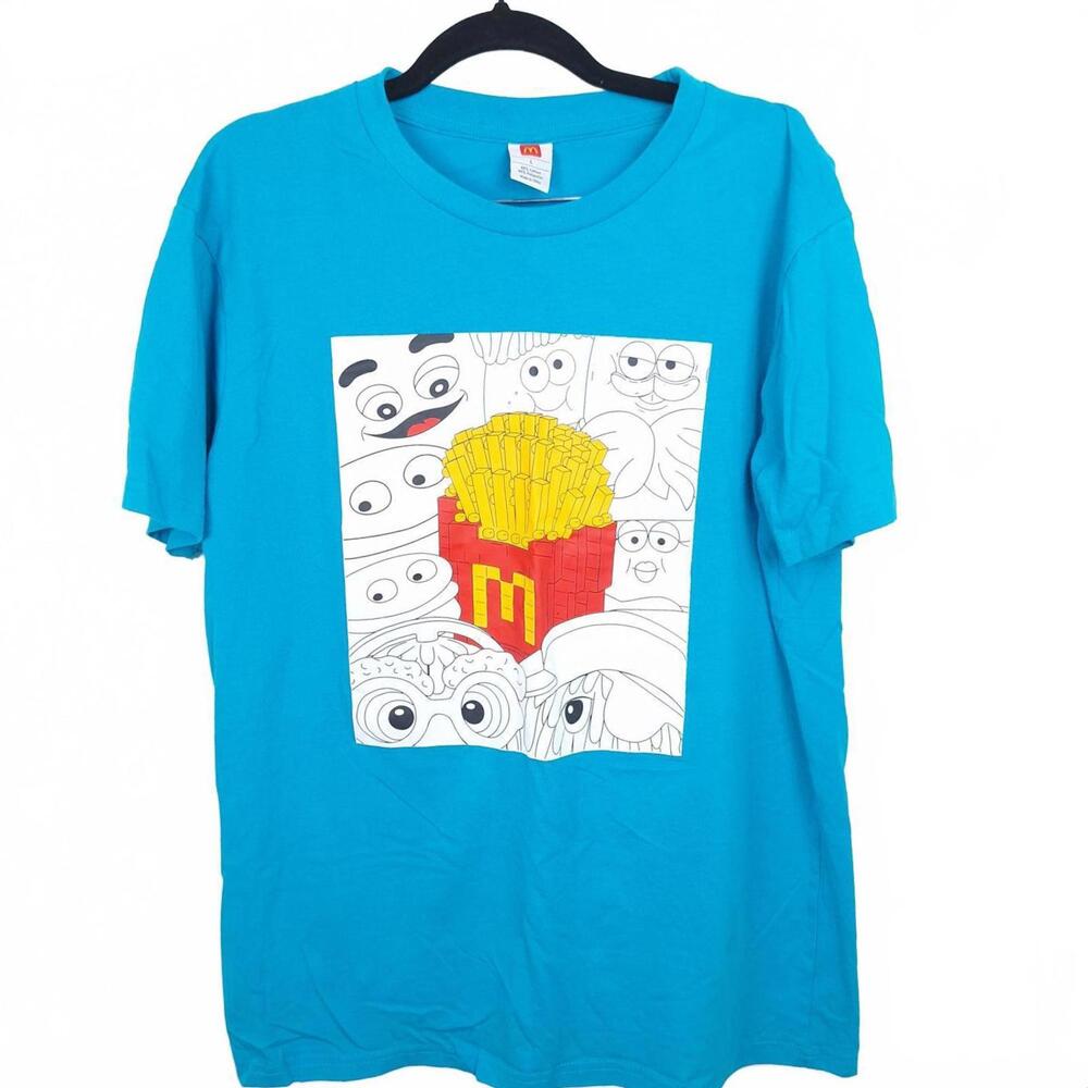 McDonald's 2024 Collector's Edition French Fry Graphic Tee L Short Sleeve Hanes